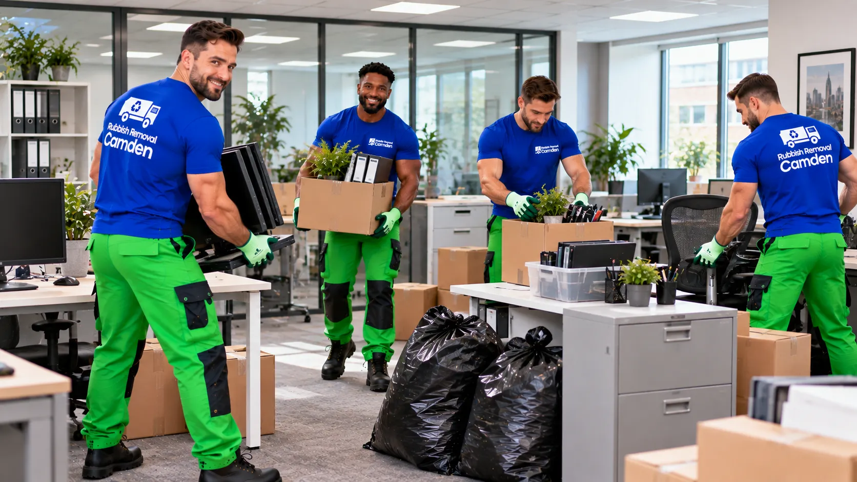 Commercial waste removal in Camden