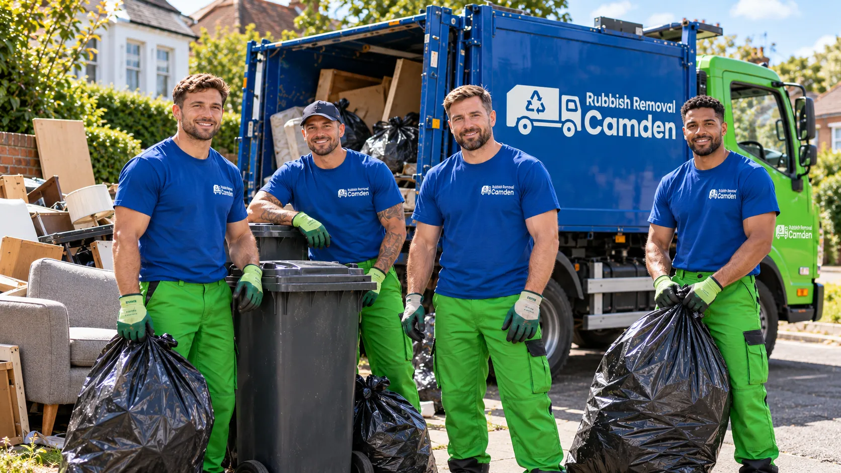 Eco Friendly Rubbish Collection in Camden