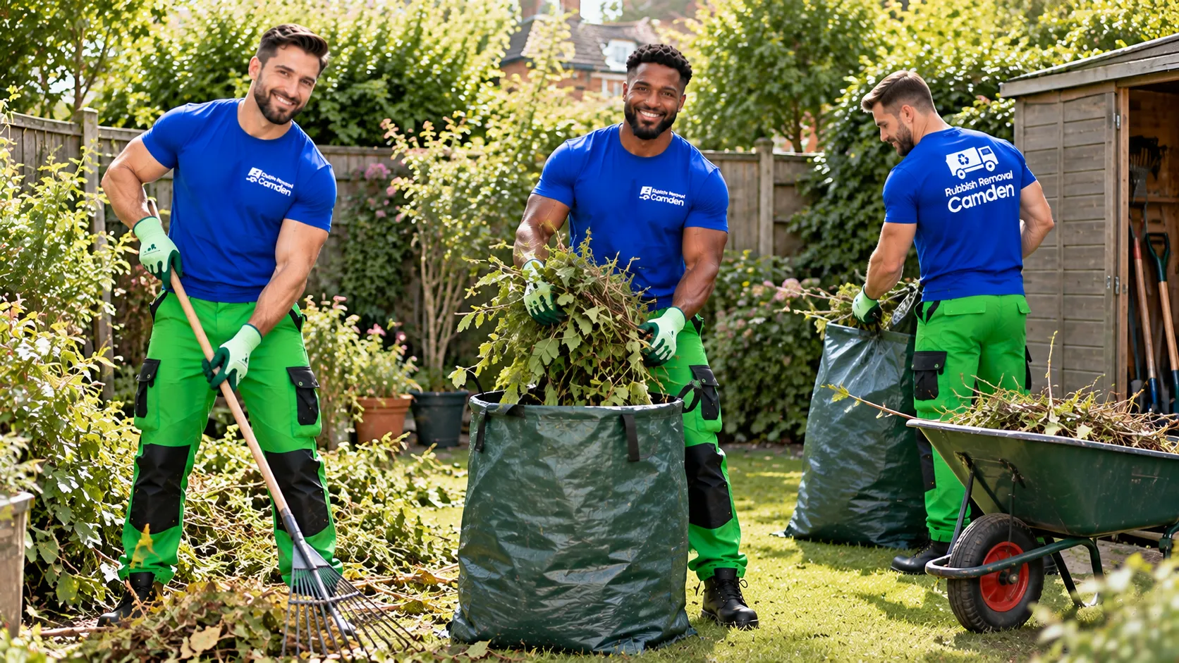 Garden waste clearance in Camden