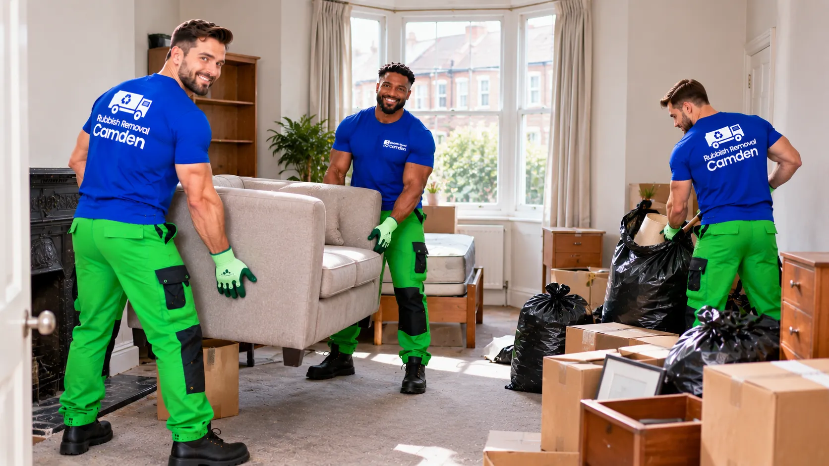 Household rubbish removal in Camden