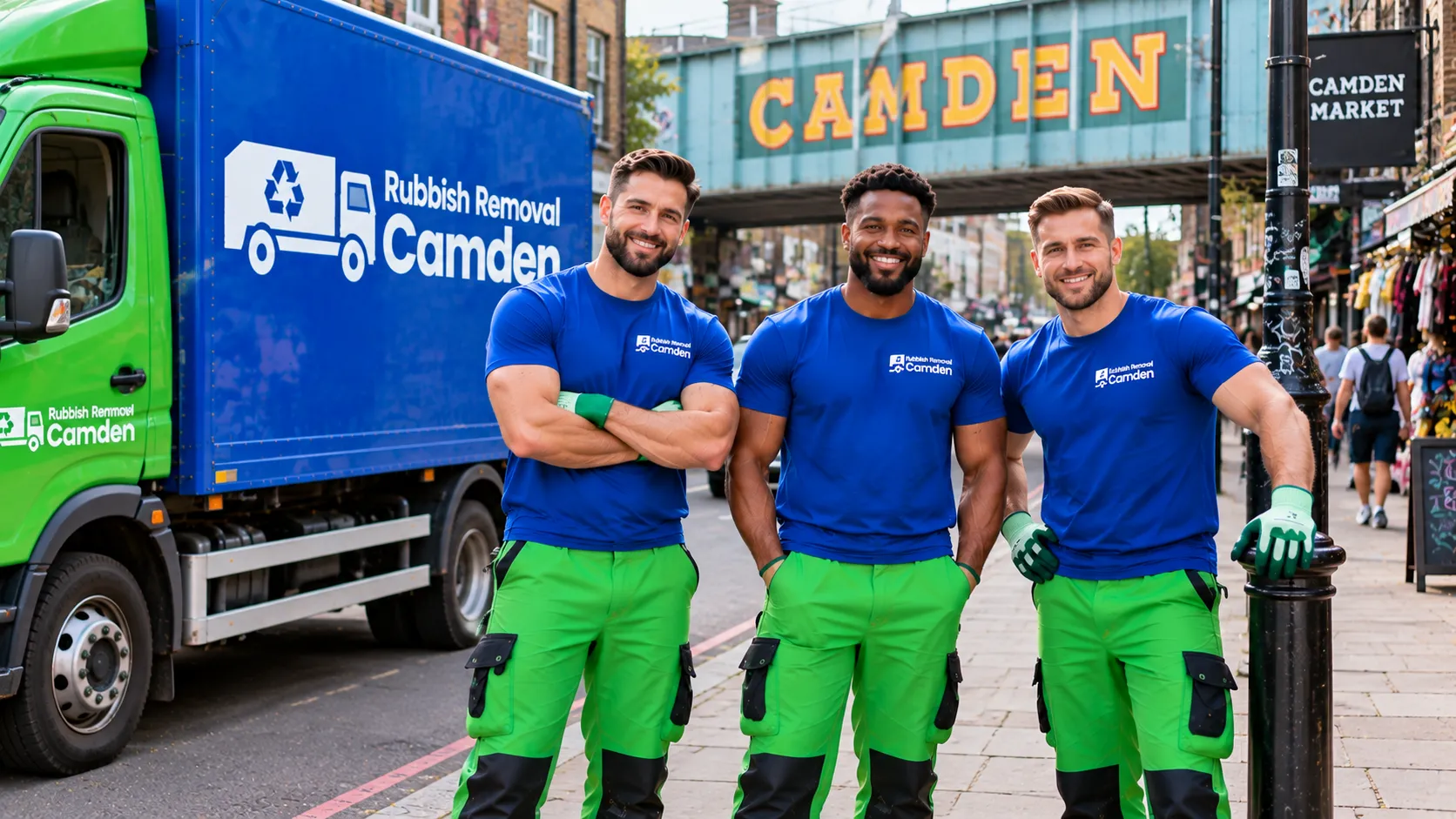 Same-day rubbish removal team in Camden NW1